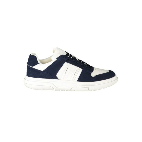 Tommy Hilfiger Blue Polyurethane Men Men's Sneaker